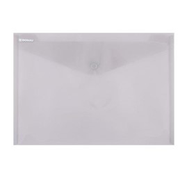 Teczka kopertowa PP C5 Donau zatrzask 12szt. trans