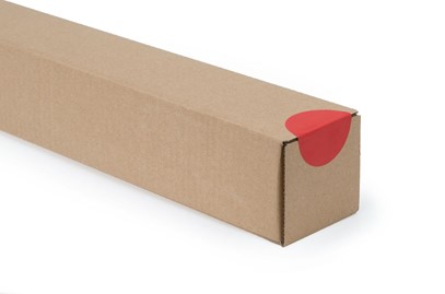 Etykiety samoprzylepne okrągłe na rolce – czerwone 