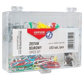 Zestaw biurowy Office Prod. 5w1 pin.+spin.+klip