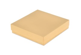 Złote pudełko laminowane