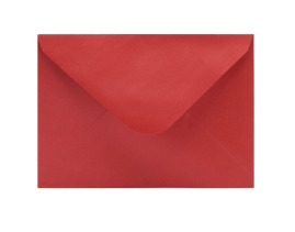 Koperta ozdobna w kolorze czerwonym i wymiarach 114x162