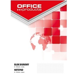 Blok biurowy Office Products a4/100 kratka