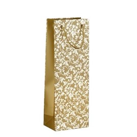 Torebka Na Wino Złota