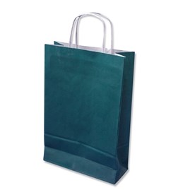 Pakiet - Torba papierowa na prezent 240x100x320 / ZIELONA 10 szt