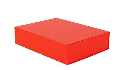 Pudełko magnetyczne 430x330x200mm Czerwone na magnes prezentowe A3