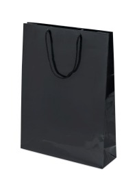 Czarna torba upominkowa Prestige