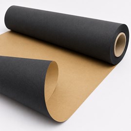 Papier ozdobny kraft czarny 79cm 50m