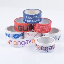 Taśma pakowa z nadrukiem Solvent 1 kolor 144 szt.