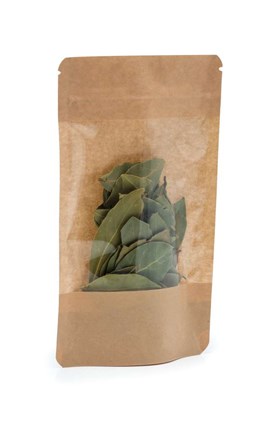 Doypack LIGHT KRAFT 1000ml Duże Okno - 25 sztuk