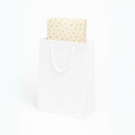 Elegancka Torba Papierowa Biała