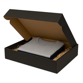 Karton Wykrojnikowy Ozdobny Czarny  400x300x70mm(zewnętrzny)