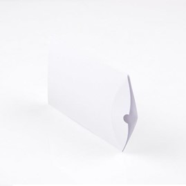 Złote pudełko laminowane rozłożone