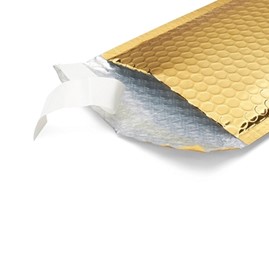 Złota koperta metaliczna