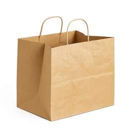Torba Papierowa Brązowa Pizza Bag