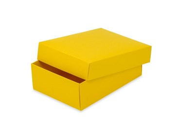 Pakiet - Pudełko ozdobne 140x100x47 Żółte S 10szt