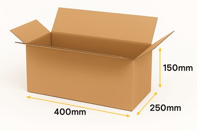 Karton Klapowy 400x250x150mm Fala B360 InPost Gabaryt B