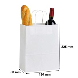 Torba Papierowa Biała