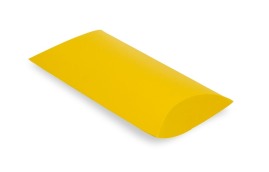 żółte pudełko z tektury