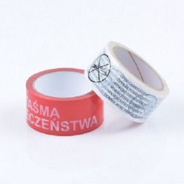 Taśma pakowa z nadrukiem Hotmelt 3 kolory 180 szt.