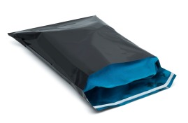 Woreczki Metalizowane z paskiem 160x230 Czarne