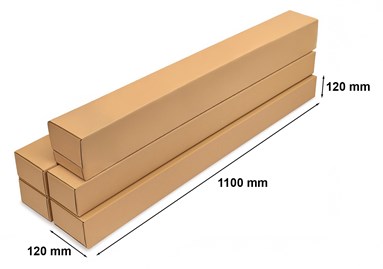 Pakiet - Karton wykr. 1100x120x120mm B0 - 10 szt