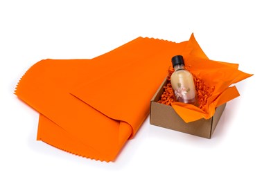 Bibuła Gładka 38x50cm Pomarańczowa - 6000 arkuszy