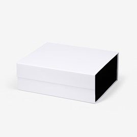 Pudełko Magnetyczne Biało-Czarne 330x255x115mm (zew) A4
