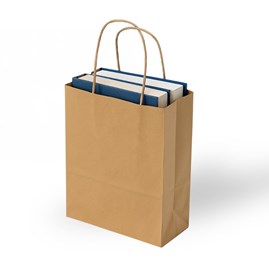 Torba Papierowa Brązowa Gładka