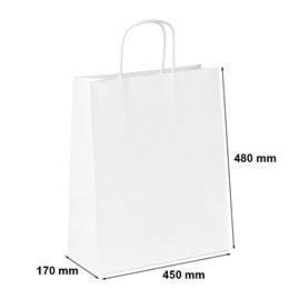Papierowa Torba Biała