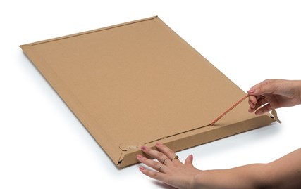 Koperta kartonowa 300x540 mm brązowa z paskiem klejącym – sztywna tekturowa do wysyłki dużych dokumentów