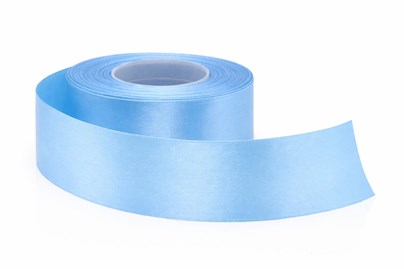 Wstążka satynowa błękitna 38 mm 32 m