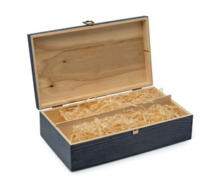 drewniane pudełko na wino