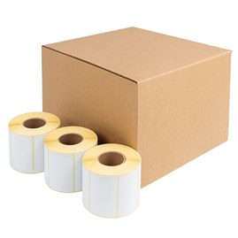 Zbiorczy karton z etykietami termicznymi 40x30 mm – 112 rolek