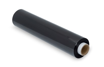 Folia stretch czarna 50cm/2.5kg brutto/23u