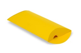 duże żółte pudełko poduszka