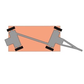 Przyczepy przemysłowe 2000x1000x510mm zu-1031