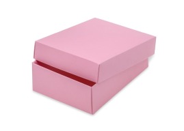 Pudełko ozdobne pudrowe różowe