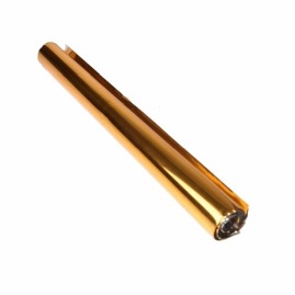 Arkusz folii metalizowanej w kolorze złotym i wymiarach 70x100cm