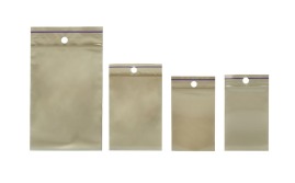 Torebka strunowa 70x100mm/0,050mm ZŁOTA 100szt