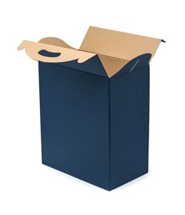 Pudełko z uchwytem granatowe F217 300x180x350mm