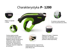 Dyspenser do taśmy pakowej Tendo Premium - Zielony