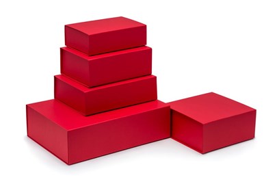 Pudełko magnetyczne 220x160x80mm Czerwone
