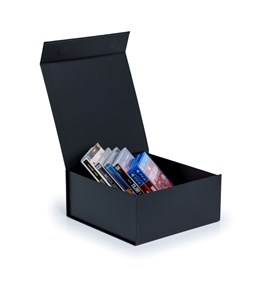 Ozdobne na prezent Czarne Magnetyczne