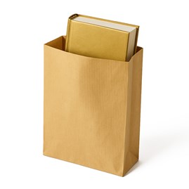 Torebka fałdowa KRAFT GOLD 120x200+45mm