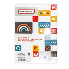 Arkusze samoprzylepne "4a" - 210x74.25mm NEOLAB, 100 arkuszy