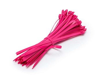Opaski Zaciskowe do sali zabaw 490/9,5mm Różowe