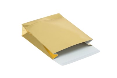 Złota koperta kartonowa