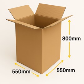 Karton klapowy brązowy