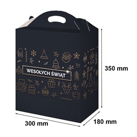 świąteczne opakowanie prezentowe