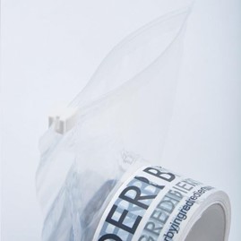 Woreczki z suwakiem 400x400mm - 50sz 70u z otworem